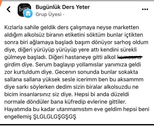 Alkol tüketiyor musunuz?
