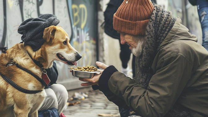 Sokakta gördüğün hayvanlarla yemeğini paylaşır mısın?