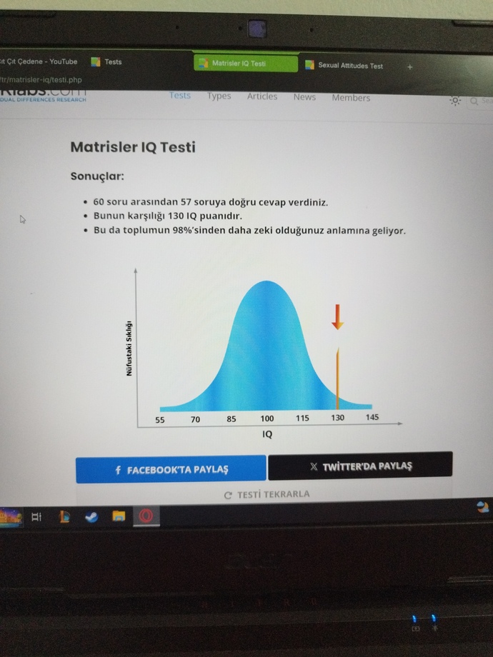Sizde yapın bakalım testi