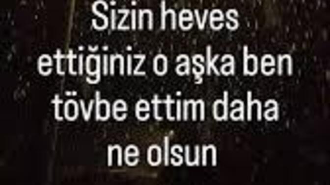 En son neye tövbe ettiniz?