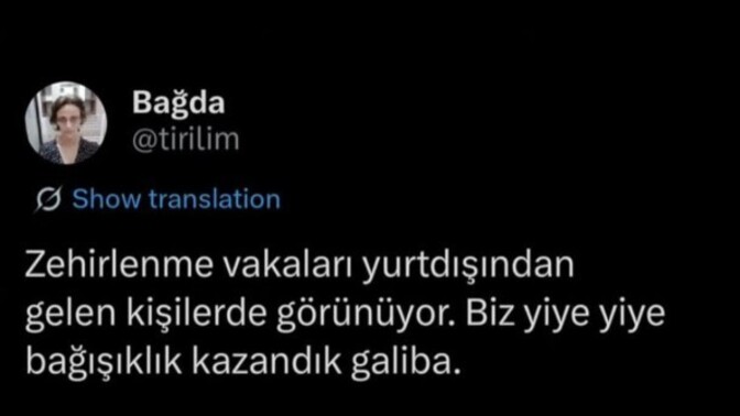 Daha önce hiç zehirlendiniz mi?