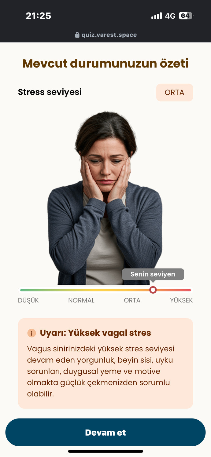 Stres seviyeniz ne düzeyde?