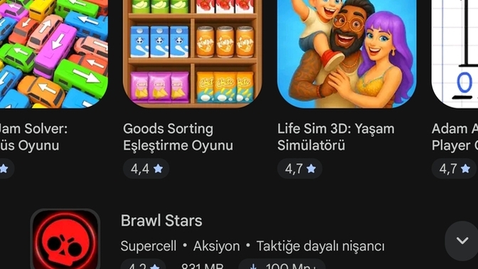 Telefonunuzda oyun indirip oynamayı seviyor musunuz?