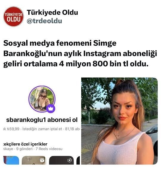 Instagram içeriği ile bu kazançlar çok iyi değil mi?