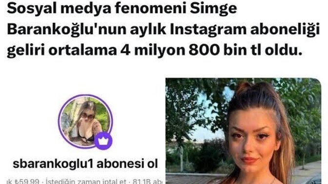 Instagram içeriği ile bu kazançlar çok iyi değil mi?