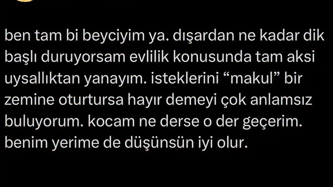 Hanımcı/Beyci misiniz?
