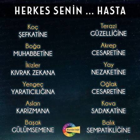 Bakalım herkes senin neyine hasta hadi?
