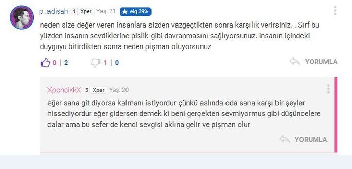 Kız dili ve edebiyatı diye bir şey var mı?