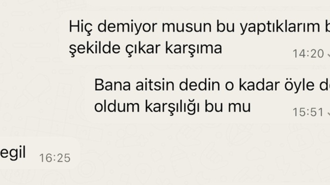 Burada değil diyerek ne demek istedi?