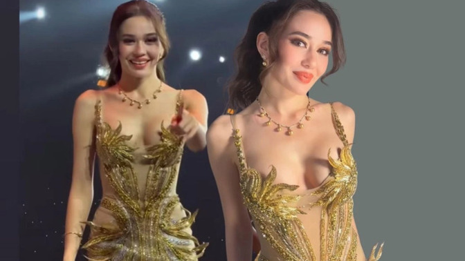Ceren Arslan'ın podyumda giydiği elbise sizce güzel mi?