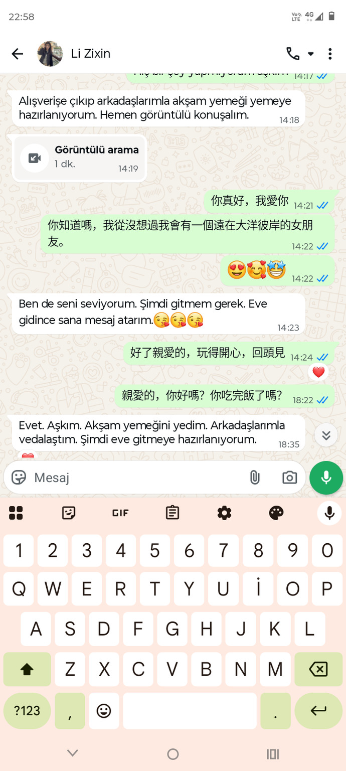 WhatsApp yabancı numara?