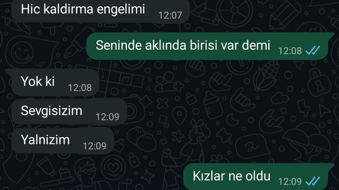 Hem istemiyorum diyor hemde vazgeçmiyor amacı nedir böylelerinin?