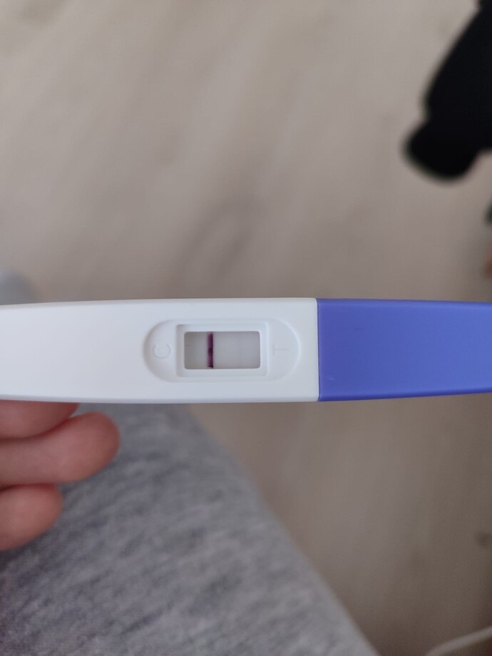 Silik çizgi çıktı Sizce hamile miyim?