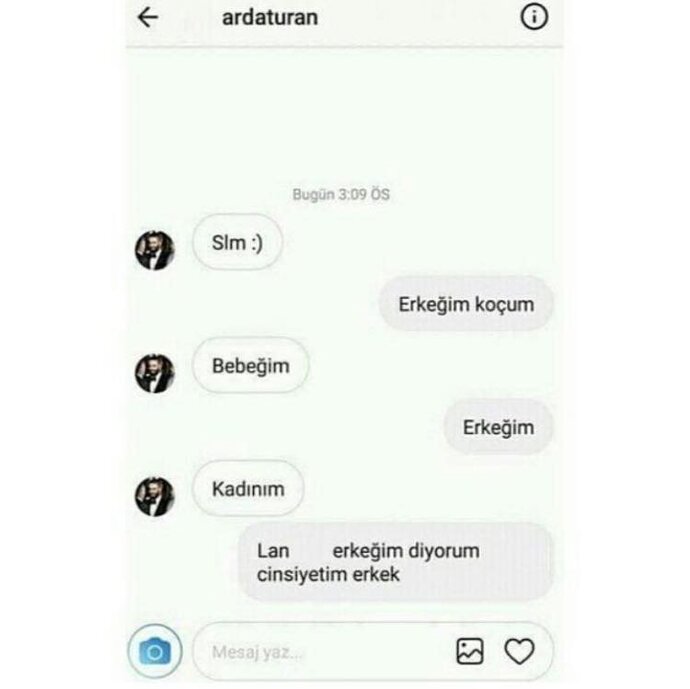 'Erkeğim, kadınım' gibi hitaplar itici mi?
