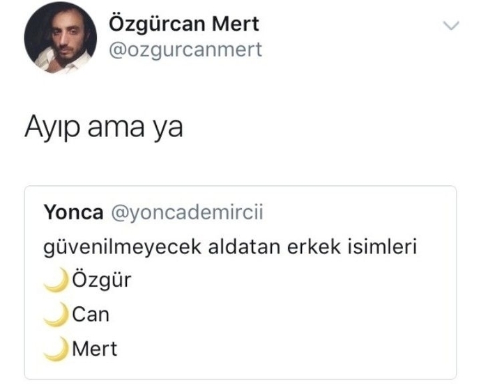 En güvenilmez erkek isimleri nelerdir?