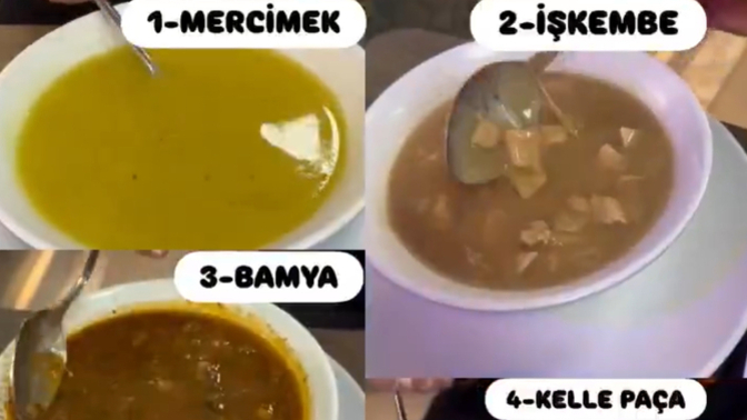 Hangi çorbayı elerdin?