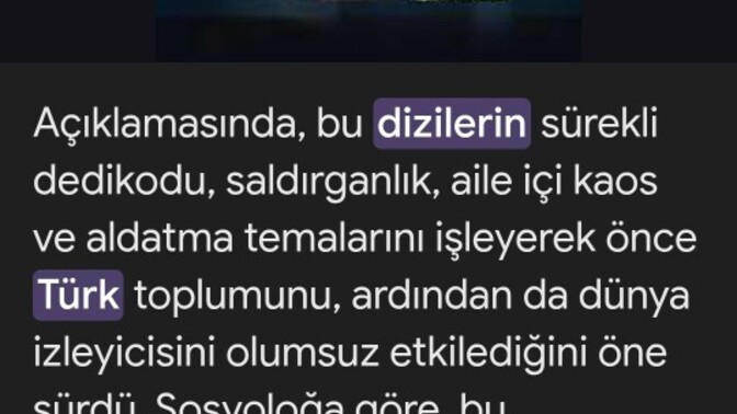 Aile yapımızı ve toplumu bozan bu lağım çukuru türk dizilerine bir lafınız var mı?