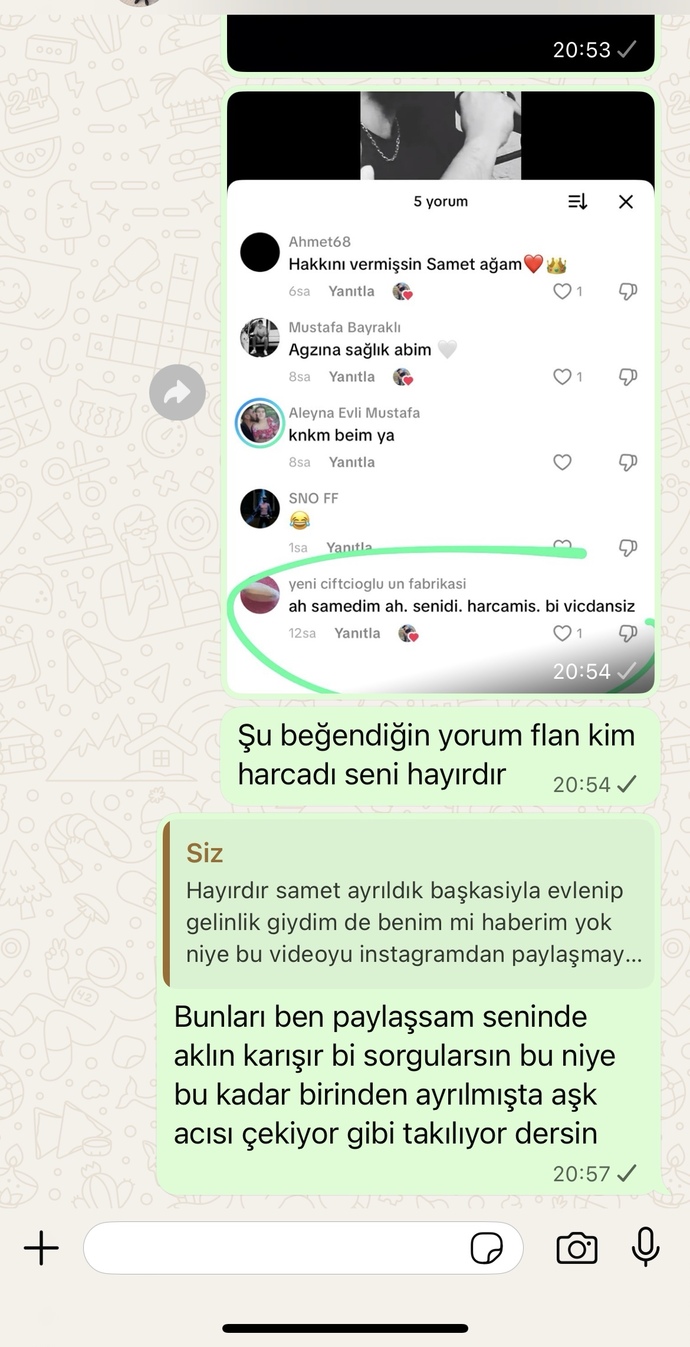 Arkadaşlar sevgilim ayrı olmadığımız halde aşk acısı çeker gibi durumlar atıyor en son yazıp sordum sormasamıydım siz napardınız?
