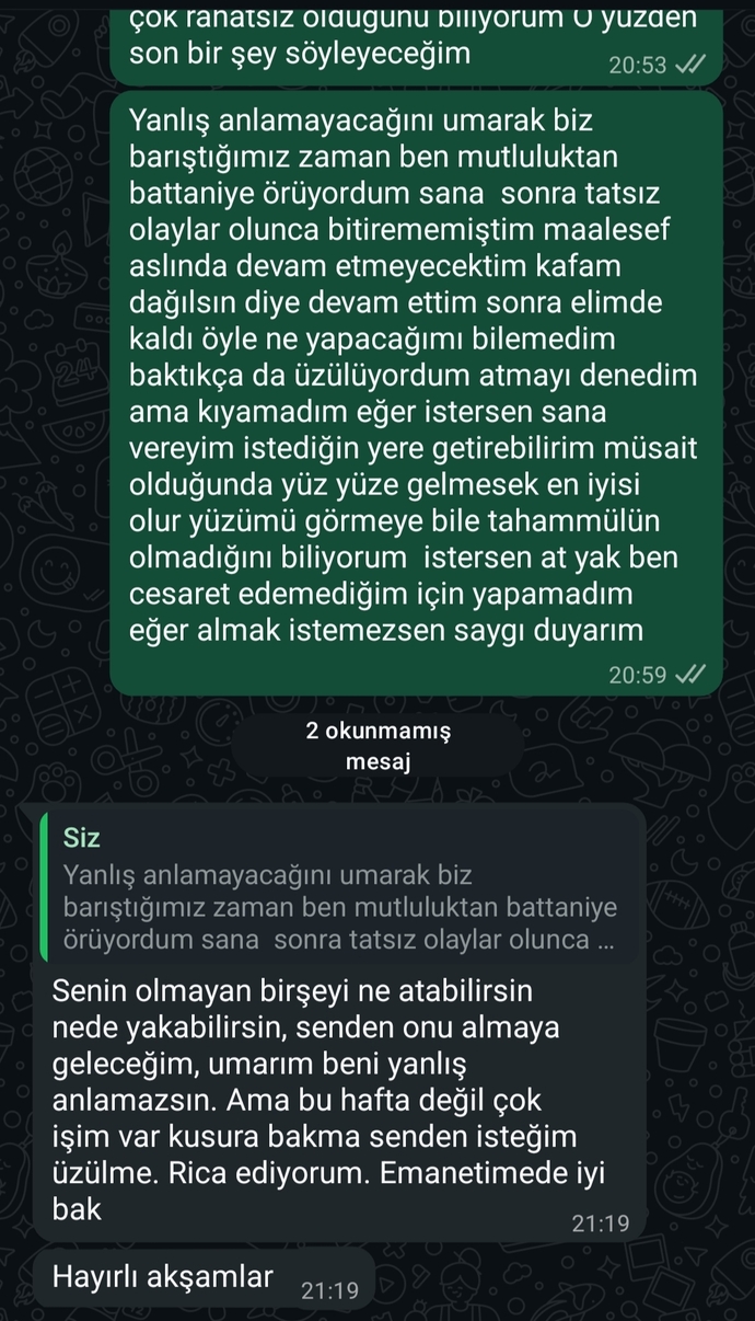 Arkadaşlar lütfen bakabilir misiniz Bu mesaja?