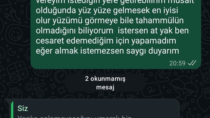 Arkadaşlar lütfen bakabilir misiniz Bu mesaja?