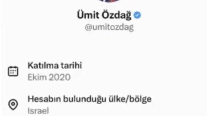 Son dakika: Ümit Özdağ'ın X hesabını İsrail'de açtığı öğrenildi ne düşünüyorsunuz?