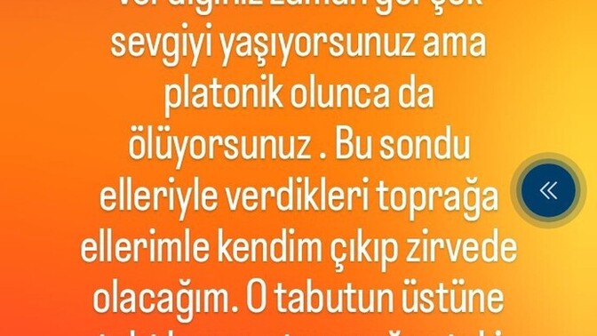Sondu dediğiniz neydi?