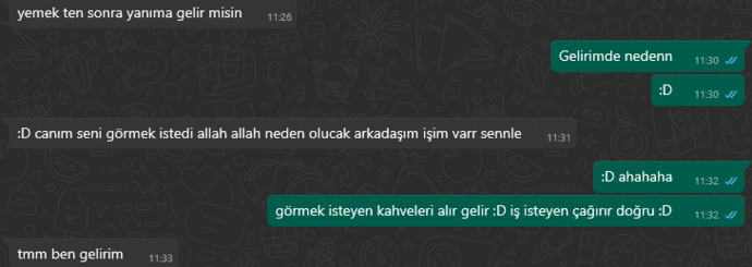 İş yerinde arkadaşım farklı bi gözle bakıyor olabilir mi? ?