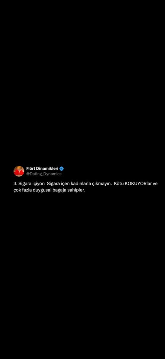 Sigara içen bir kadın ile  olur musunuz?
