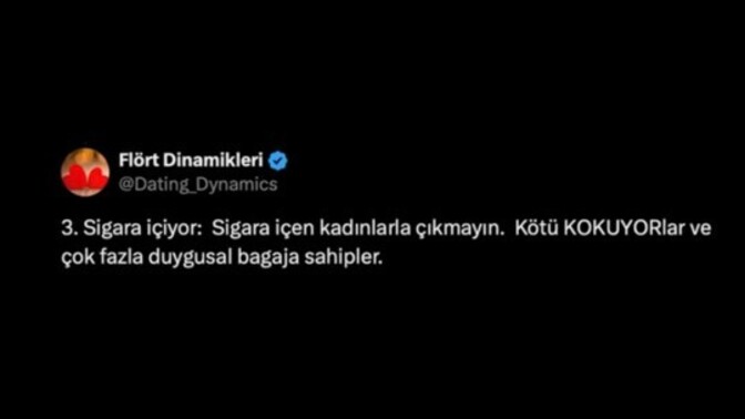 Sigara içen bir kadın ile  olur musunuz?