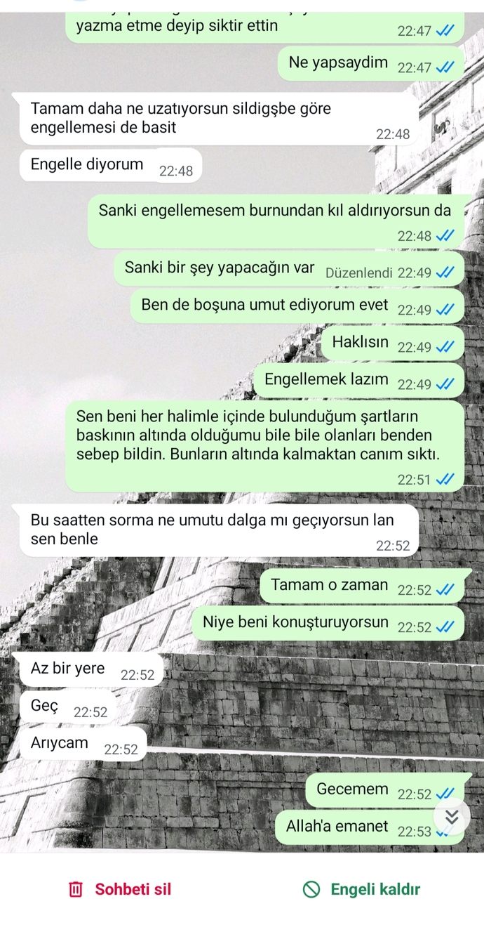 Sevgilim benle inatlasip gönlümü almıyordu engelledim iyi yapmış miyim?