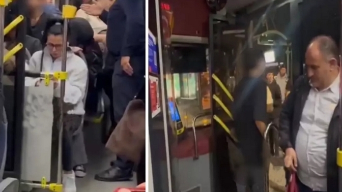 İstanbul'da bir kişi, herkesin içinde otobüsün ortasına tuvaletini yaptı! Hiç böyle bir şeyle karşılaştınız mı?