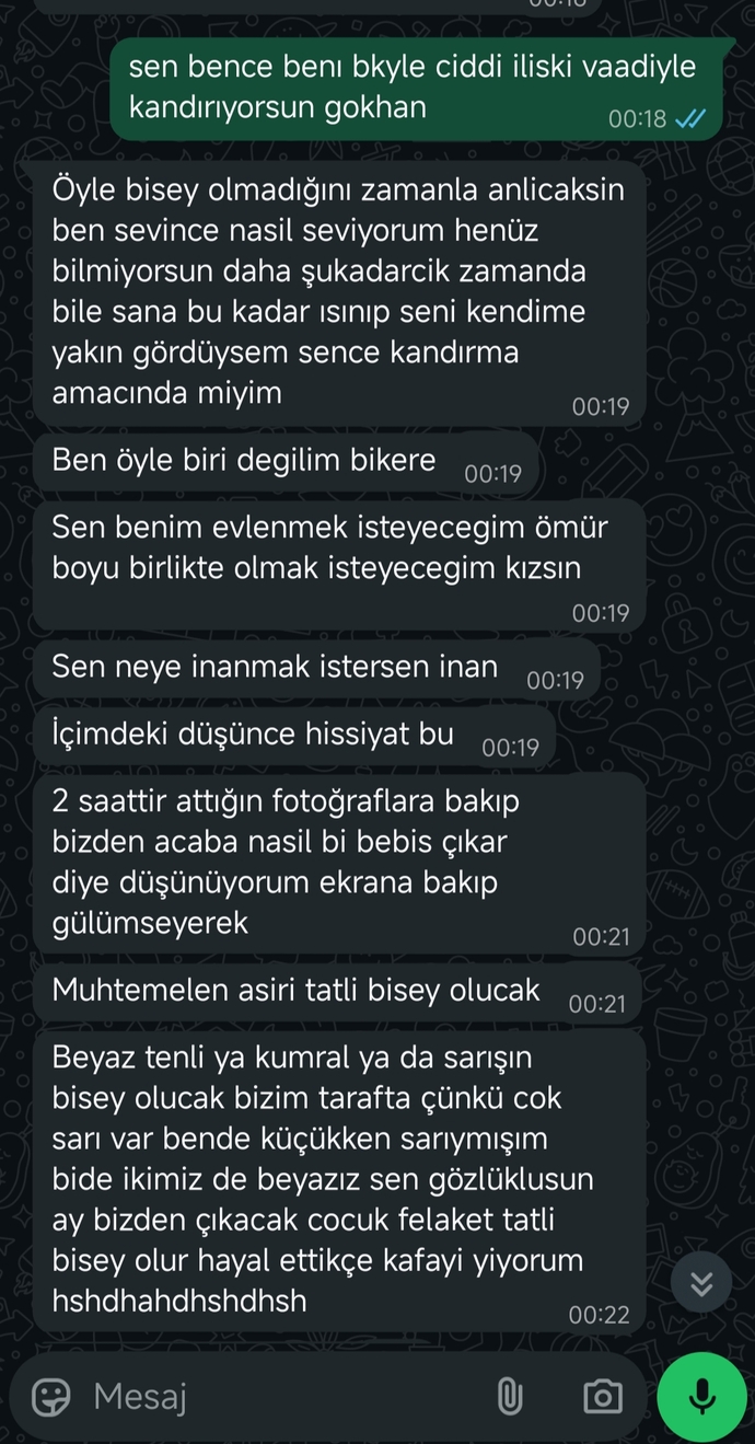 Beni cinsellik için kullanmak istiyor olabilir mi?