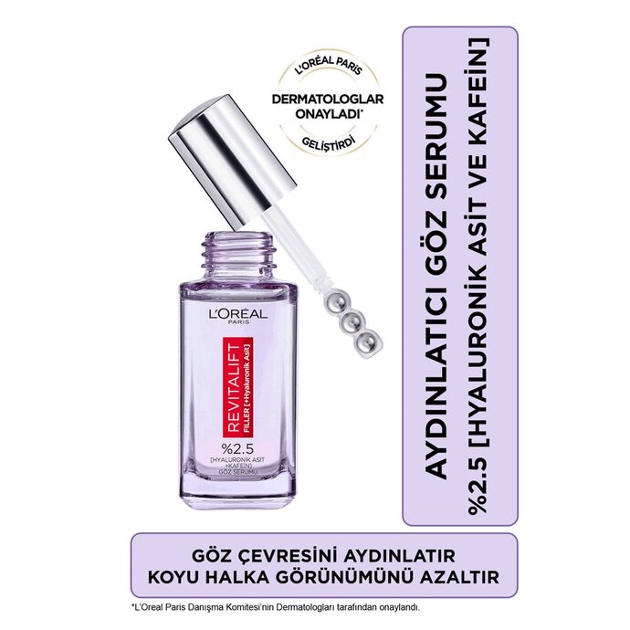 LOreal Paris Revitalift Filler göz serumunu kullanan var mı mı?