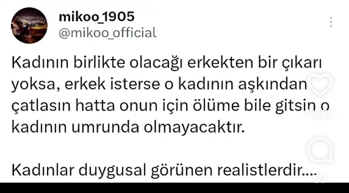 Kadınlar duygusal görünen realistler midir?