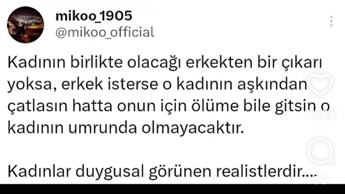 Kadınlar duygusal görünen realistler midir?