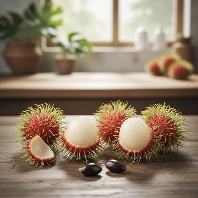Daha önce hiç rambutan meyvesi yediniz mi?