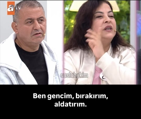 Ben gencim güzelim aldatirim diyen teyzeye bakar mısınız?