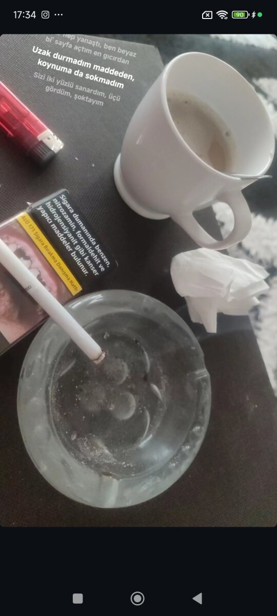 Erkek arkadaşım bunu paylaşmış fakat o peçete ne?