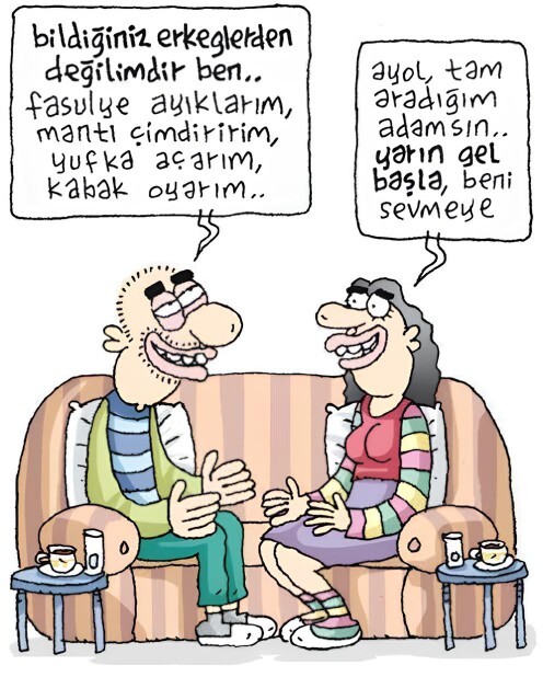 Cam silmeyi bilen erkekten koca olur mu?