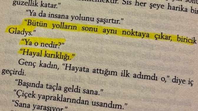 Sevdiğiniz herhangi bir şarkı sözü veya kitap alıntısı bırakır mısınız?