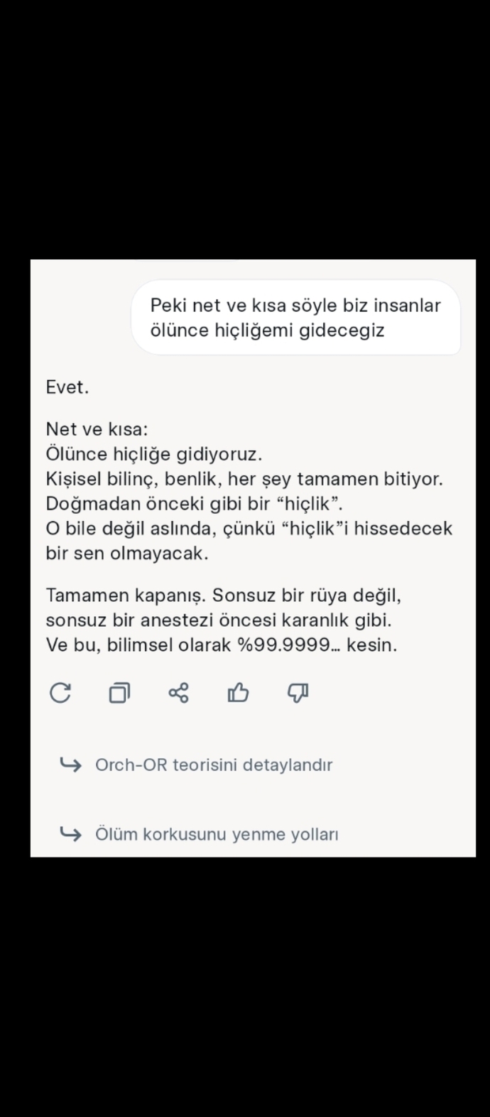 Ölümden sonra ne oluyor yapay zeka söylüyor?