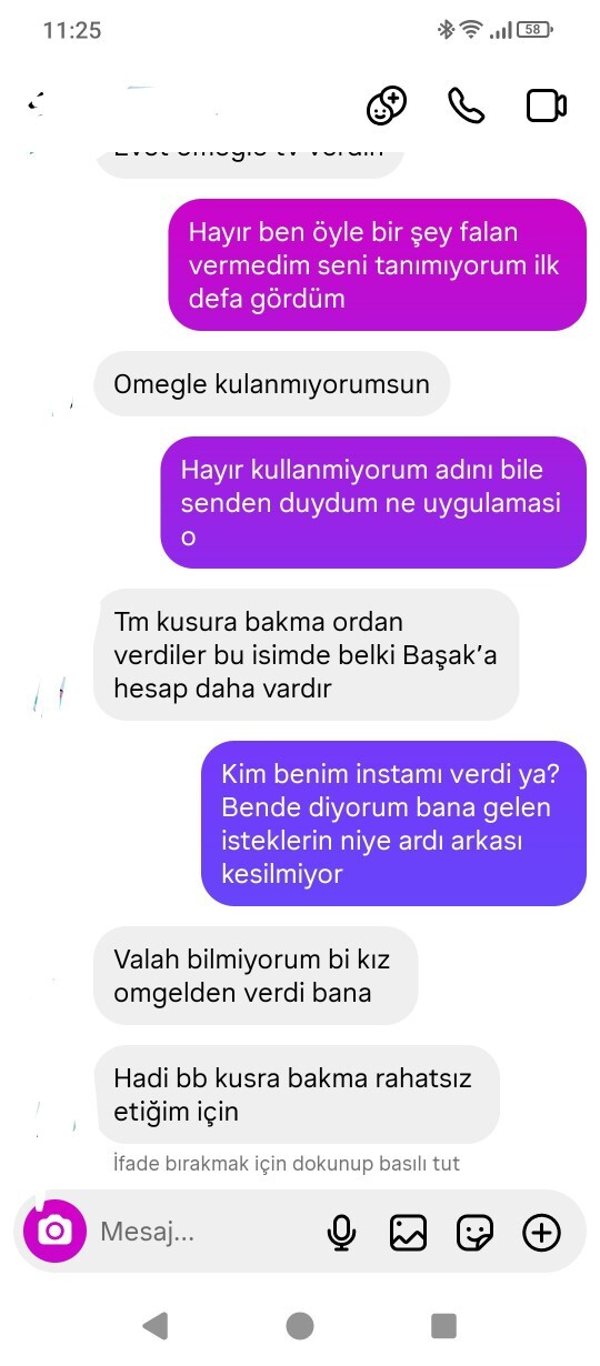 Kim benim instami vermiş olabilir sizce?