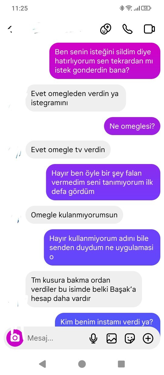 Kim benim instami vermiş olabilir sizce?