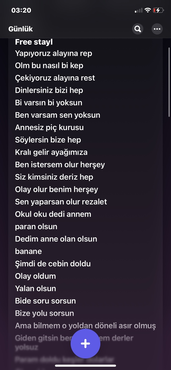 Gençler free stayl yazdım nasıl olmuş?