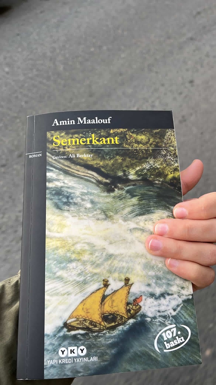 Günaydın 🌷 işe giderken kitap alır mısınız yanınıza?