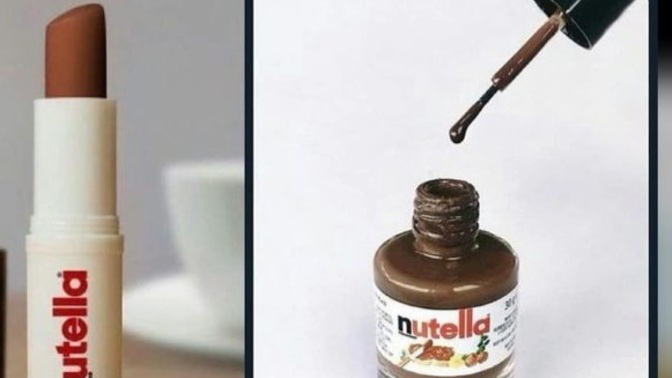 Çikolatadan yapılmış bu ruju ve ojeyi kullanır mısınız?