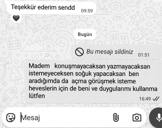Yazmayan sevgiliye yazmalı mıyım sizce?
