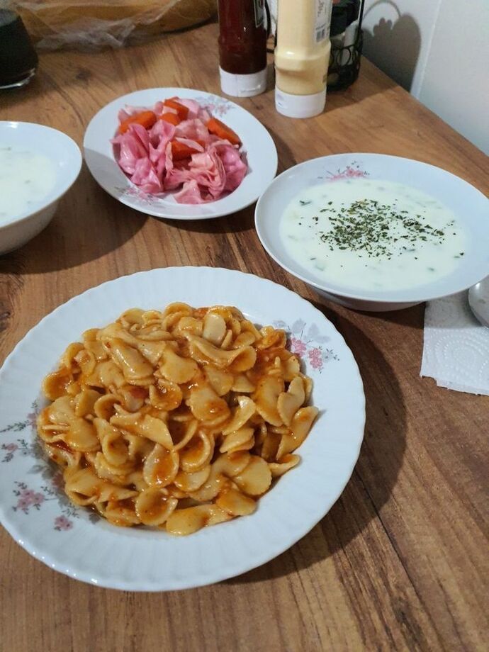 Makarna ve cacık ikilisini sever misiniz?