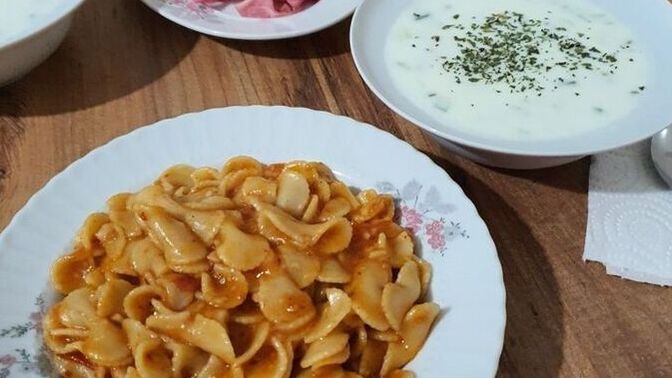 Makarna ve cacık ikilisini sever misiniz?