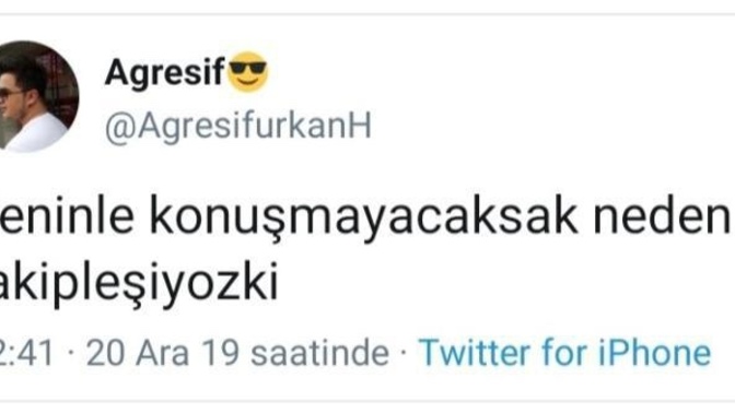 Karşılıklı takipleşmek mesajlaşalım demek mi?